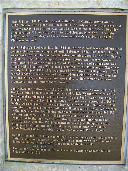 Cannon Plaque